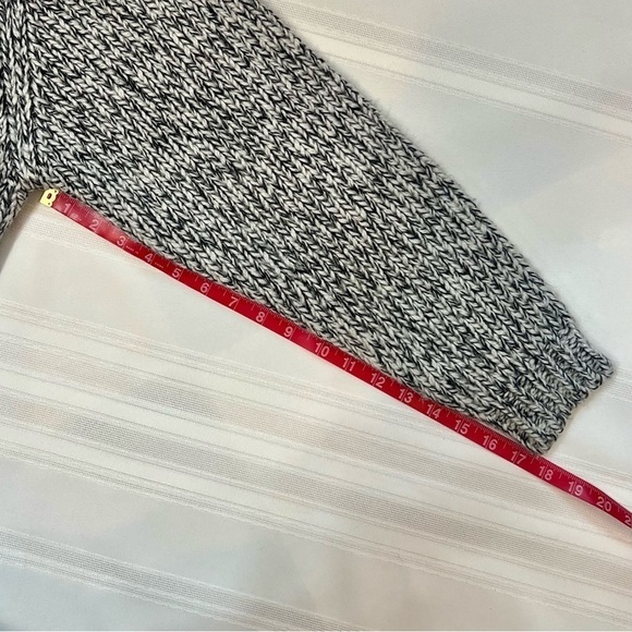 SALE 1/2 OFF Chunky Sweater Tunic Marled Yarn Sz‎ L Notched Neck EUC Pronto Moda - Picture 10 of 12